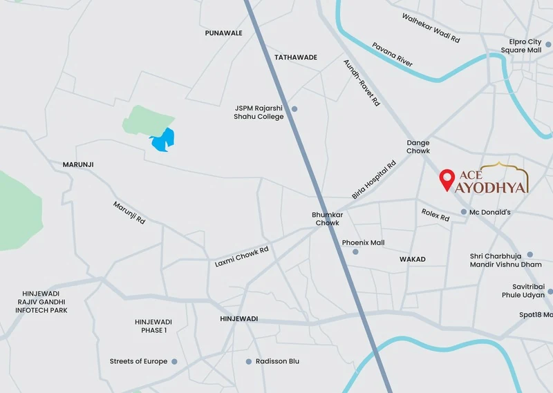 Ace Ayodhya Pune Strategic Connectivity Near Dange Chowk